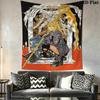 Dark Fantasy Warrior'S Tale Tapestry Background Cloth Fashion Print Background Cloth Wall Decoration Christmas Gift