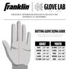 Franklin CFX PRO HI LITE Baseball Batting Size Pink Gloves, M,