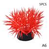 5Pcs Artificial Aquarium Decorative Pvc Aquatic Plants Simulation Water Weeds Ornament Fish Tank Grass Decoration Accessories