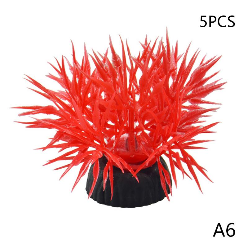 5Pcs Artificial Aquarium Decorative Pvc Aquatic Plants Simulation Water Weeds Ornament Fish Tank Grass Decoration Accessories