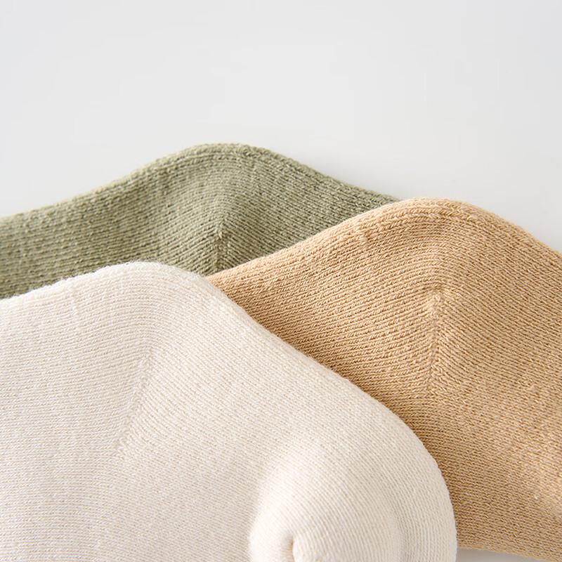 TONGTAI Baby Breathable Thick Terry Socks (3 Pairs)