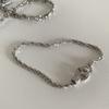 Fashion Double Ring Lock Buckle Bracelet For Women Korean Style Versatile Hand Jewelry