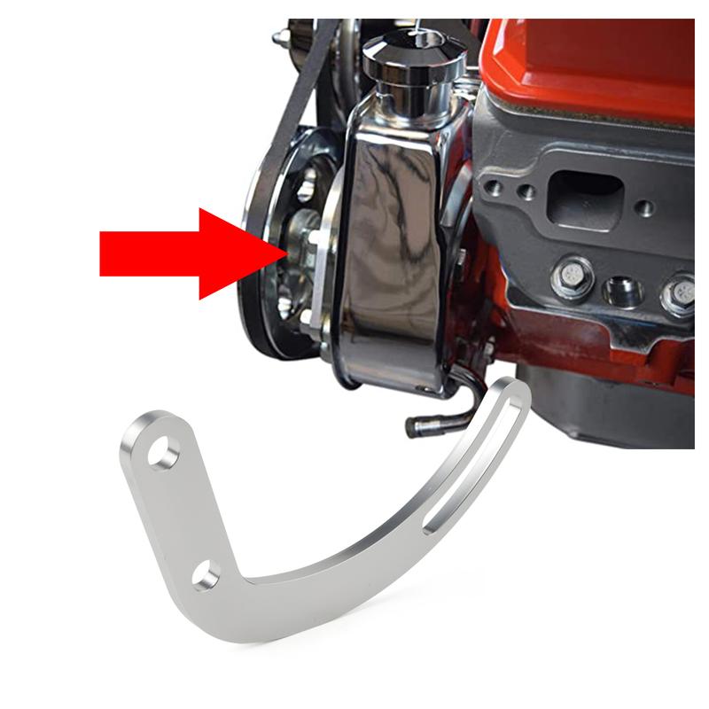 For SBC POWER STEERING PUMP BRACKET Billet Adjustable LWP 350 Small Block For Chevy 551522