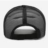 Casual Wide Brim Linen Mesh Baseball Cap Adjustable Breathable Sun Visor Hat Letter Embroidery Peaked Cap Summer