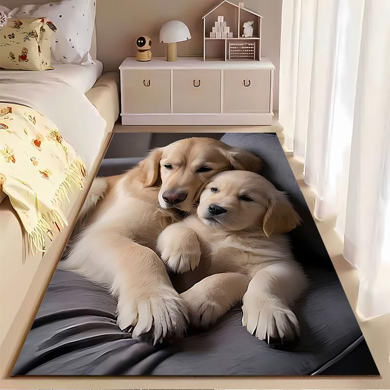 Golden Retrievers Relaxing Design Suitable As a Non-slip Mat for the Living Room or Bedroom Sofa