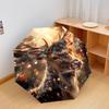 1 PC Automatic Folding Umbrella - Affectionate Elk Pattern, Portable & Foldable Design with 8 Ribs, Christmas Birthday Gifts