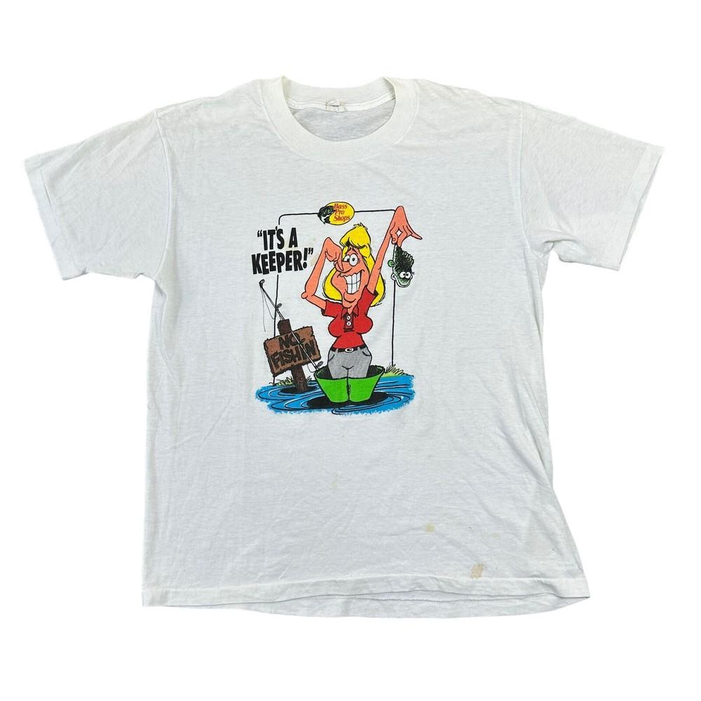 Vintage Single Stitch T-shirt Graphic Print 90s USA Oneita White Mens