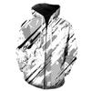 3D Colourful Letter Graffiti Print Hoodie Men's Sweatshirt Hooded Sweatshirt Fashion Pullover Hooded Sweatshirt