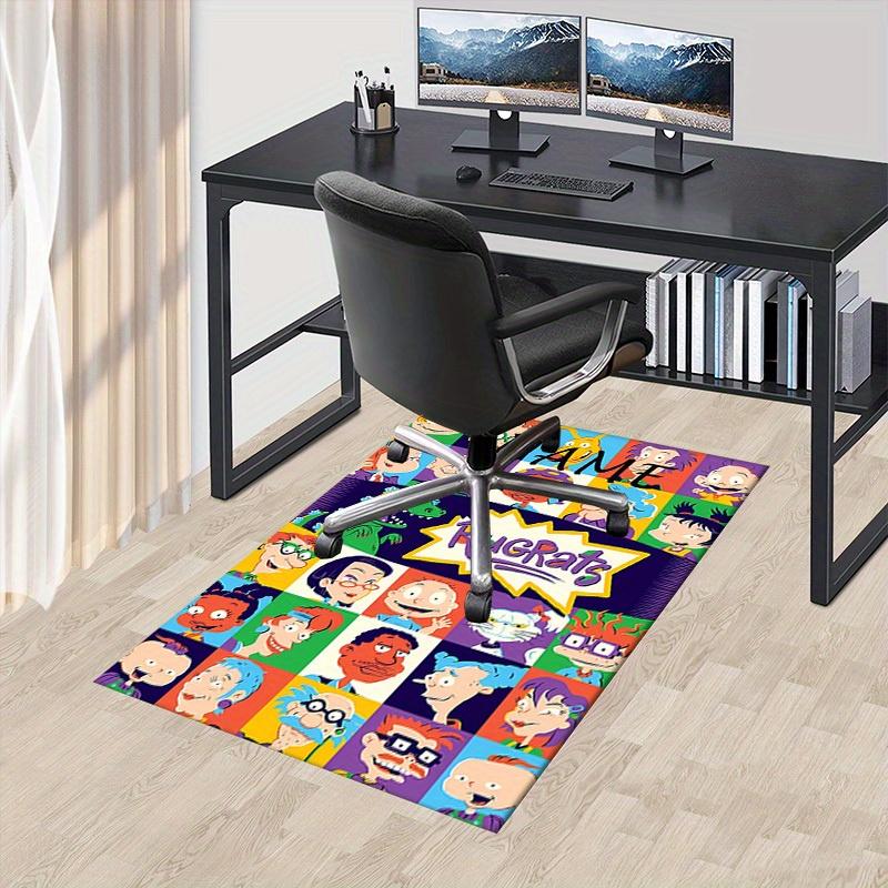 Rugrats, Characters, Cartoon Office Carpet Soft Polyester Entrance Carpet Washable Non slip Machine