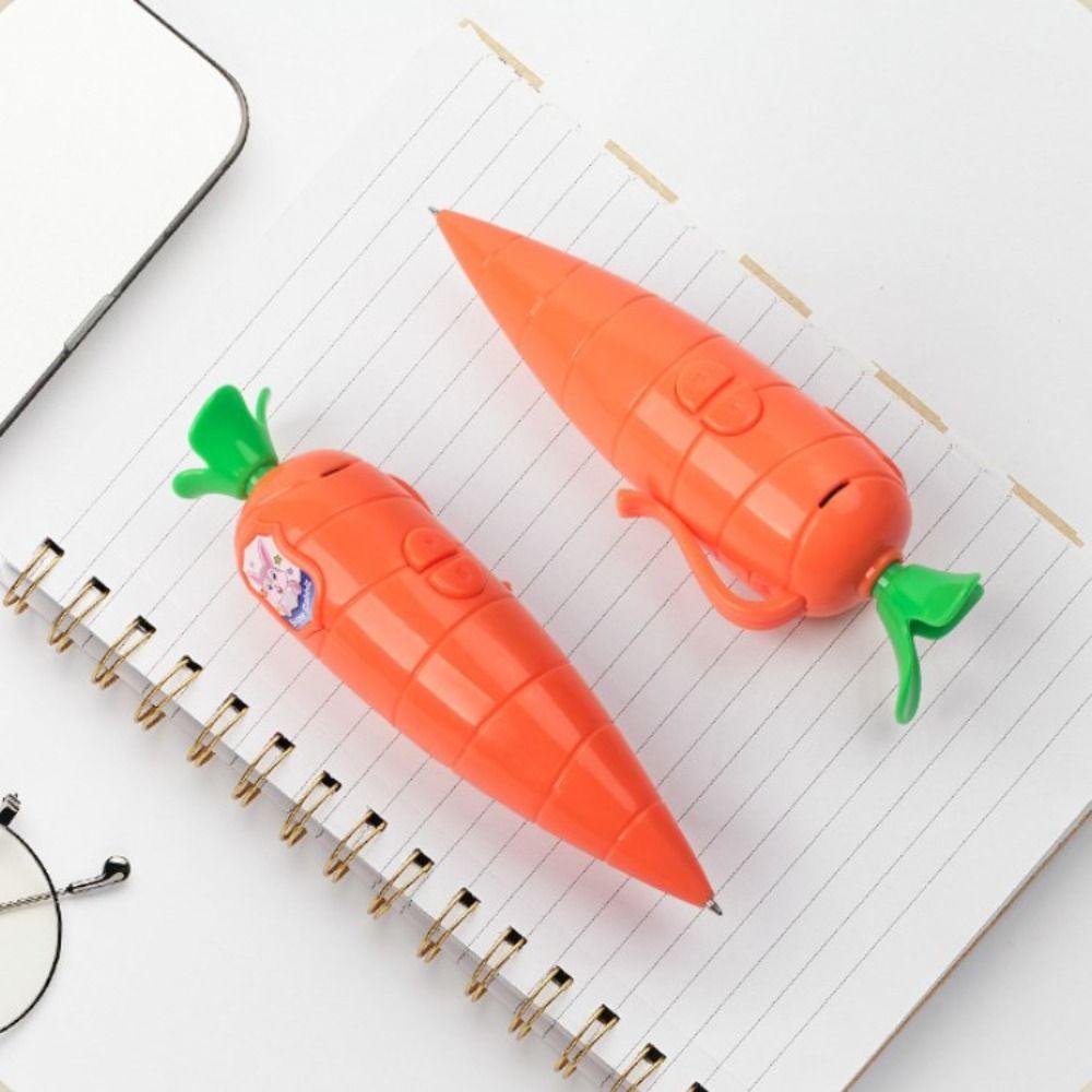 Write Graffiti Funny Voice Recorder Pen Carrot Eggplant 60S Sound Recorder Office School
