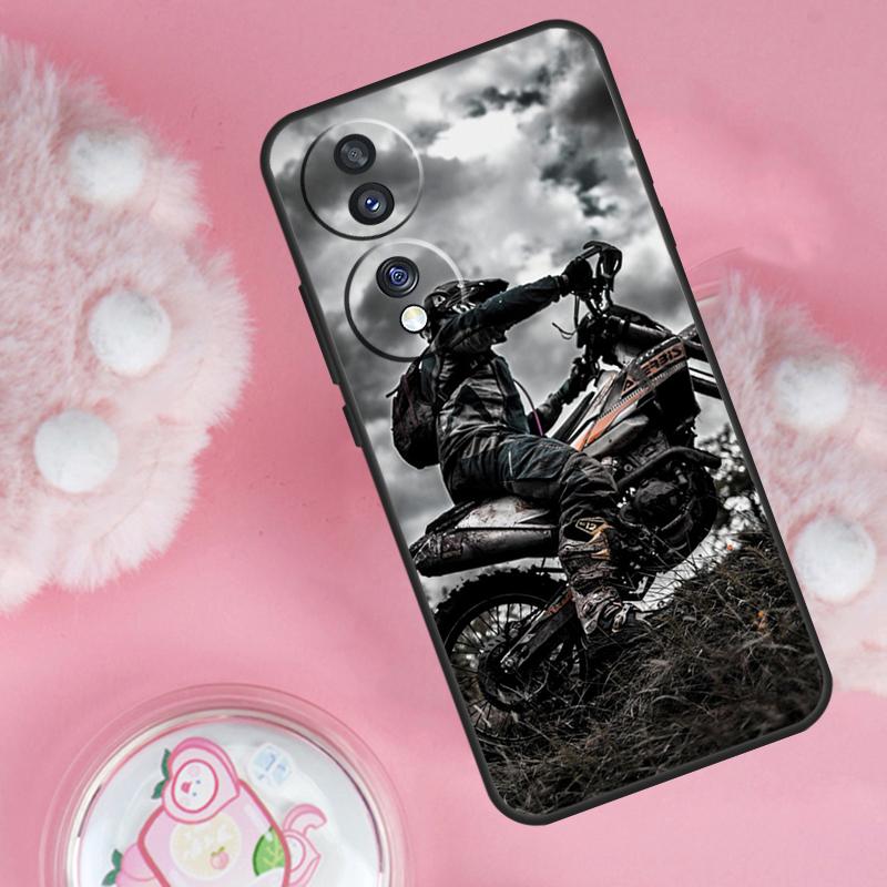 Fashion Motorcycle Man Case For Honor 200 Pro 50 70 90 Lite X9b X9a X8b X8a X8 X9 X9c Honor Magic 7 6 5 Lite Cover