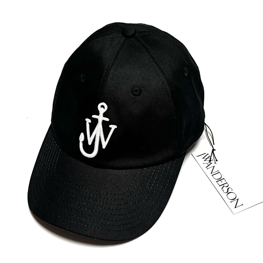 

[USED] JW ANDERSON cap with embroidered anchor logo and tag