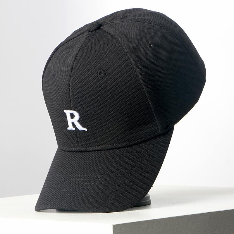 

Лицо маленькая буква R ананасовый узор женская шляпа мужская мода иностранный стиль кепка бейсболка зима 2025 новинка Adjustable (55-60cm)