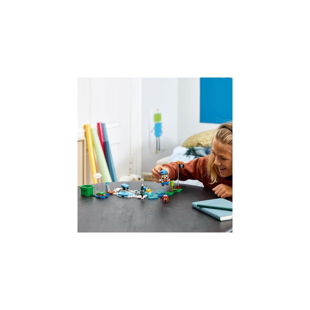 LEGO Super Mario Ice Mario Power-Up and Pen Taro Challenge Building Set Toy for Boys and Girls Ages 6 and Up