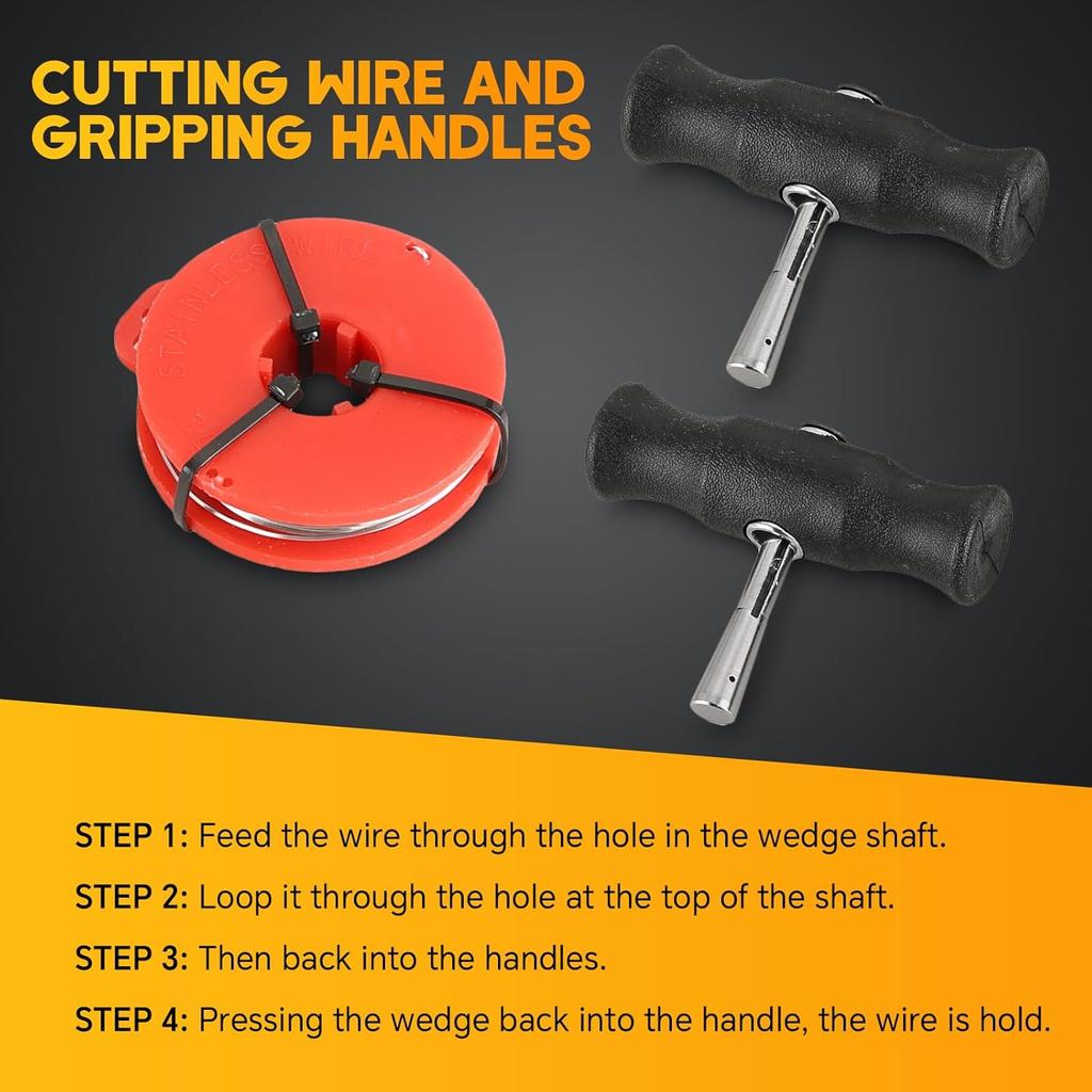 7PCS Windshield Removal Tool Kit | Car Windscreen Remover Set for Vintage Cars