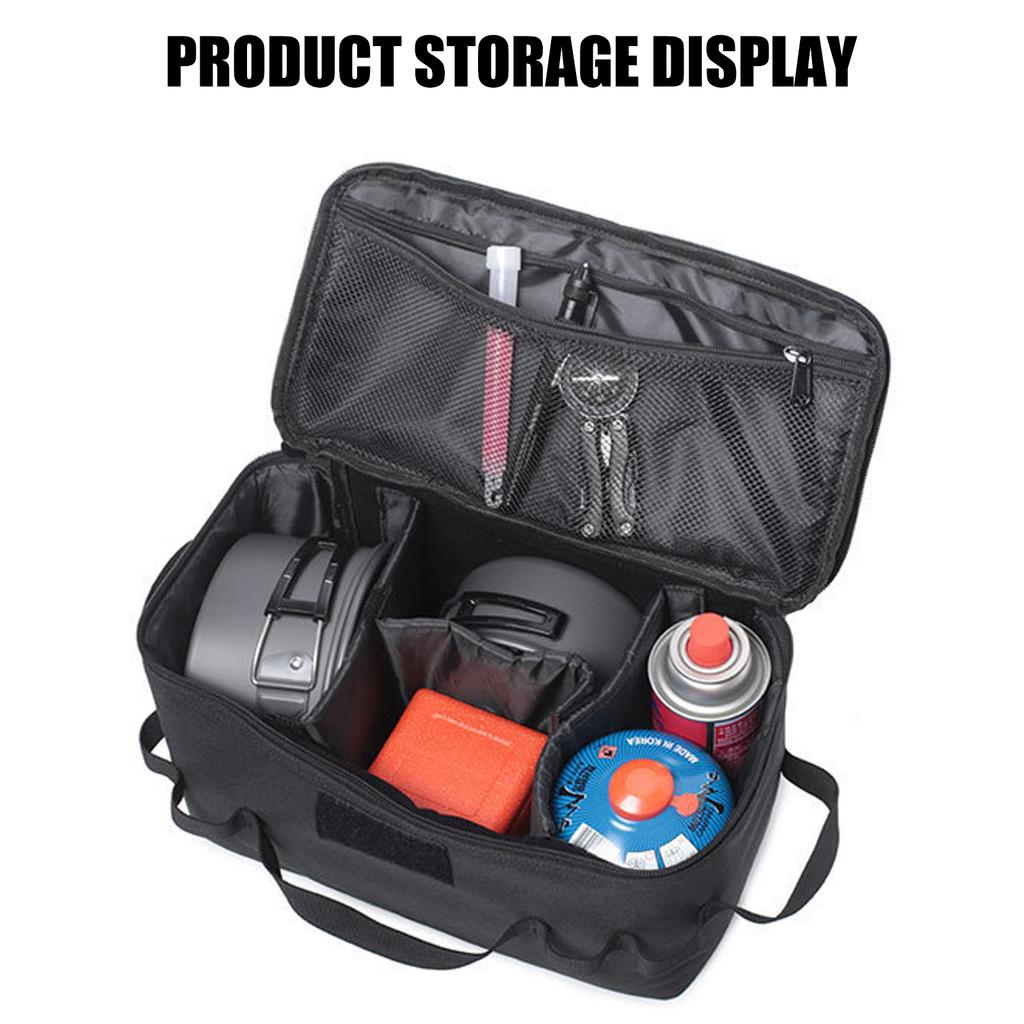 Camping Tableware Organizers Outdoor Cooking Utensils Storage Bag Portable Large Carriers Bag Picnics Carrying Bag