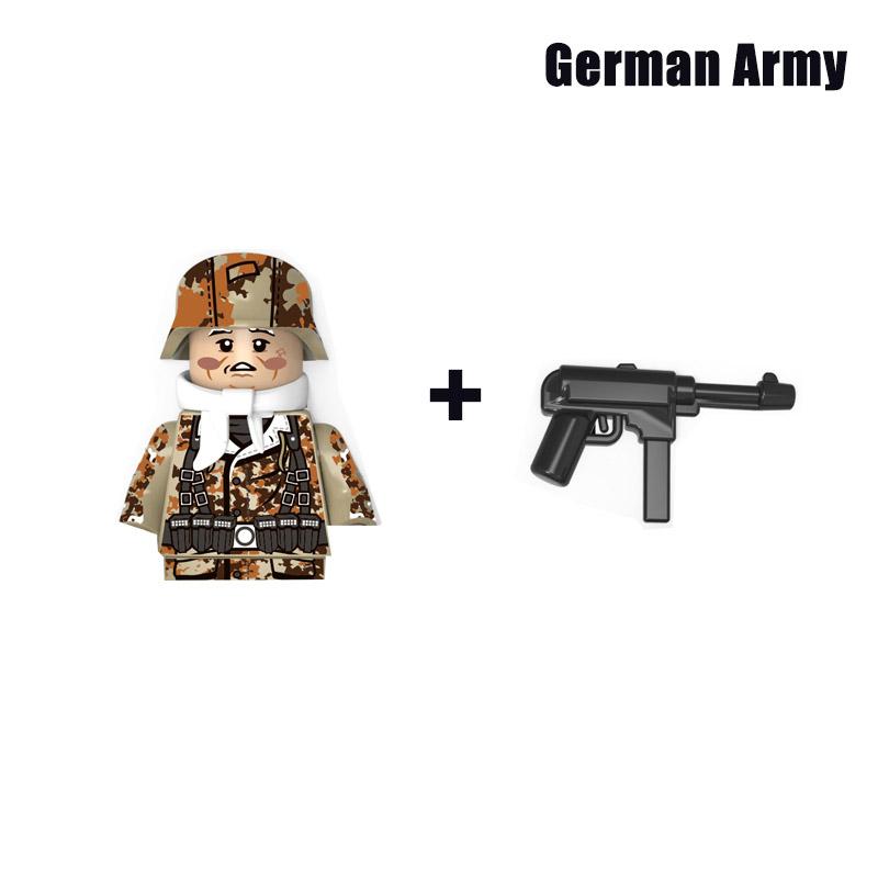 Kinderspielzeug WW2 Militär Armee Bausteine US UK Sowjet China Frankreich Soldaten Mini Actionfiguren Spielzeug für Kinder Weihnachtsgeschenke