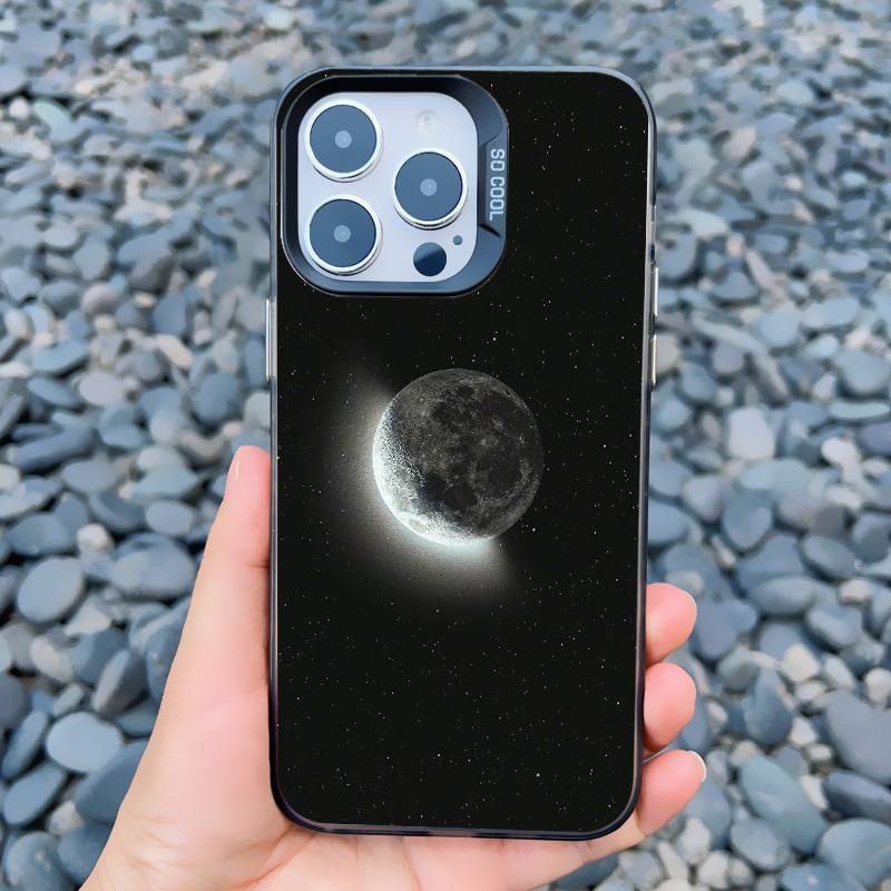 Universe Planet Starry Sky Sun Laser Phone Case For iPhone 13 Mini 12 11 Pro Max 15 16 14 Pro Max Plus Shockproof Phone Covers