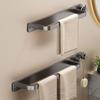 Cream Style Space Aluminum Towel Rack