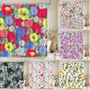 3d Shower Curtains Flowers Bathroom Curtain With Hooks Waterproof Print 180x240cm Polyester Cloth Bathroom Decoration Screen