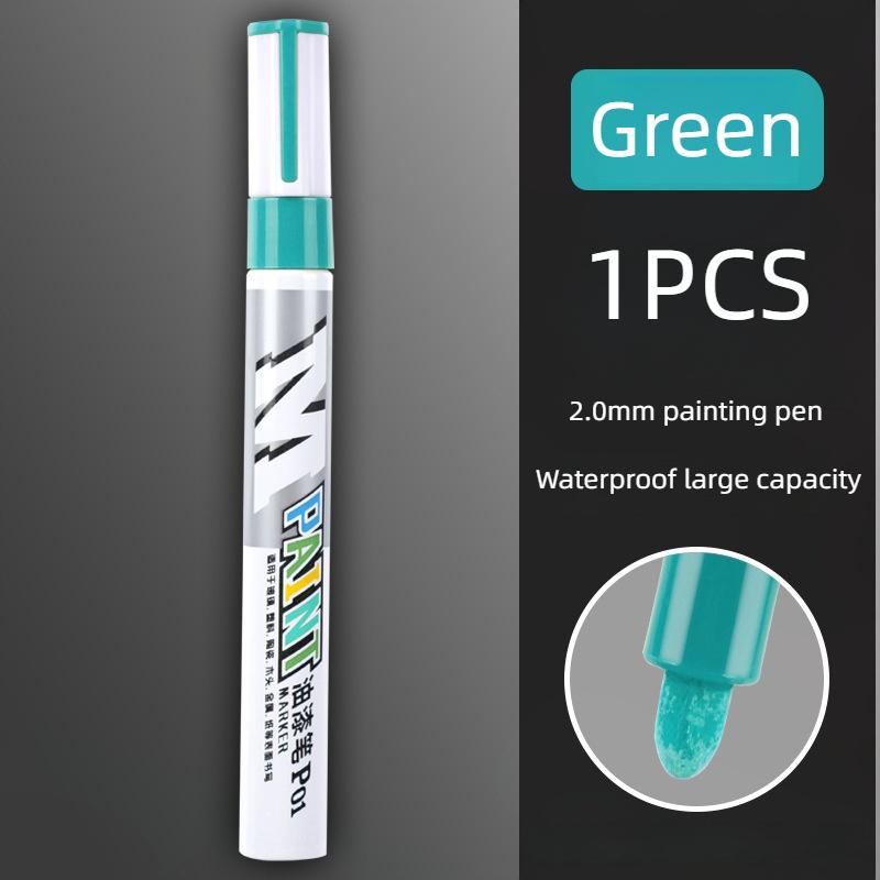 Waterproof Non-Fading White Black Red Paint Pen Graffiti Touch up Tire Marking Quick-Drying Marker for Auto Body Repair
