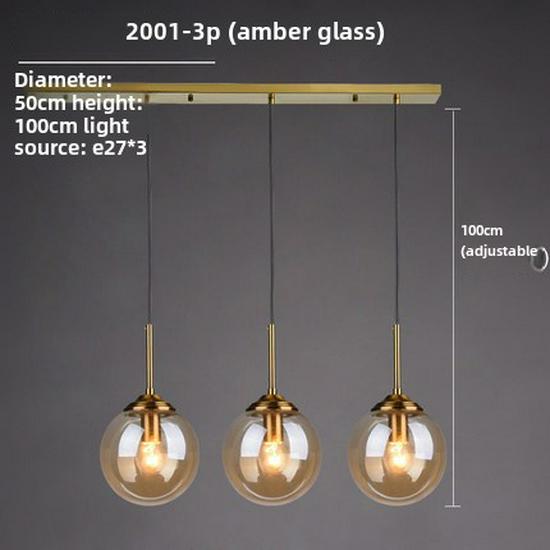 

Скандинавская минималистичная люстра: Современный стеклянный обеденный стол-светильник для кафе, бара, спальни или прикроватной тумбочки. includes neutral light