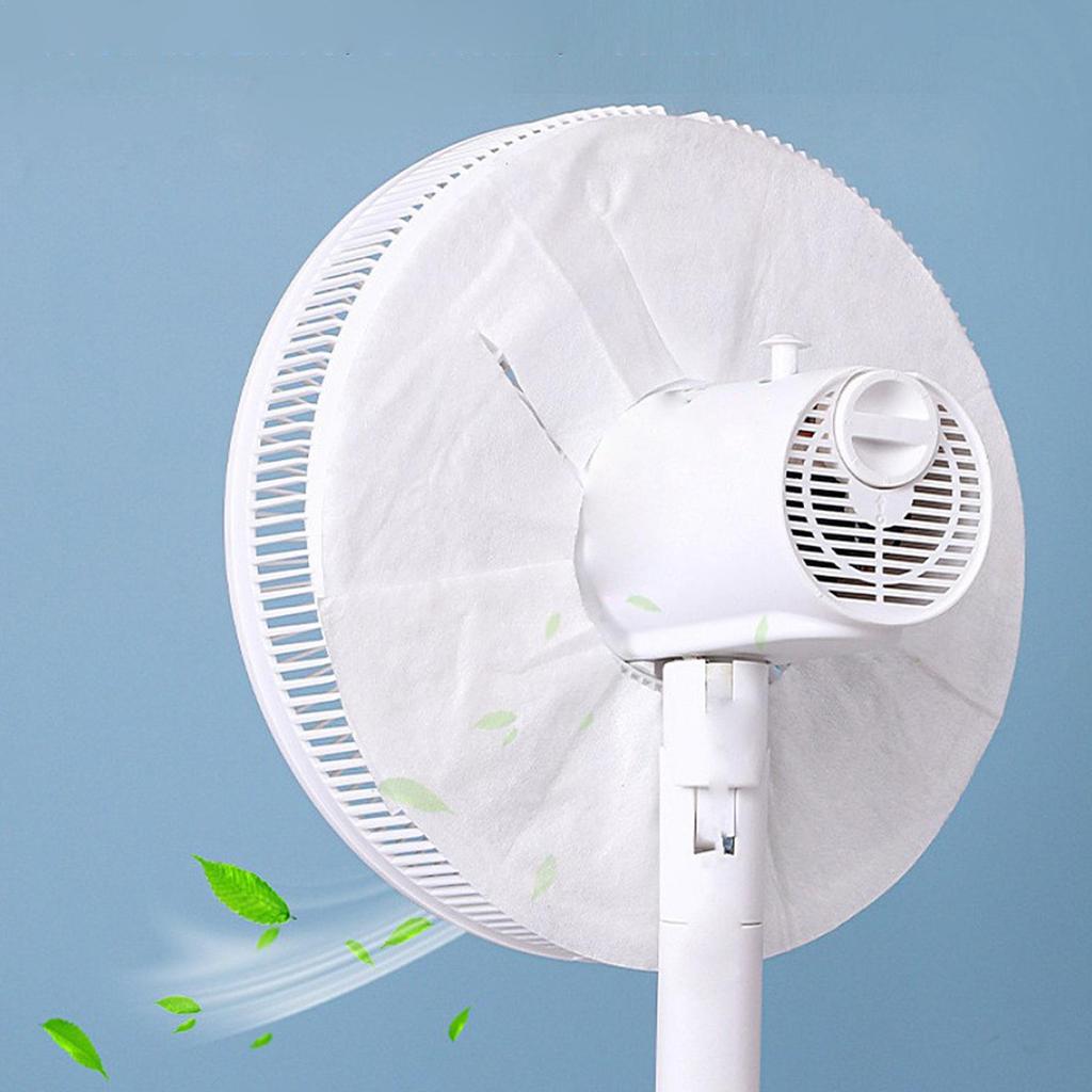 Net Mesh Cover For Fan Damp-Proof Cover For Pedestal Fan Easy Removal Guard Filter With Electrostatic Adsorption For Desktop