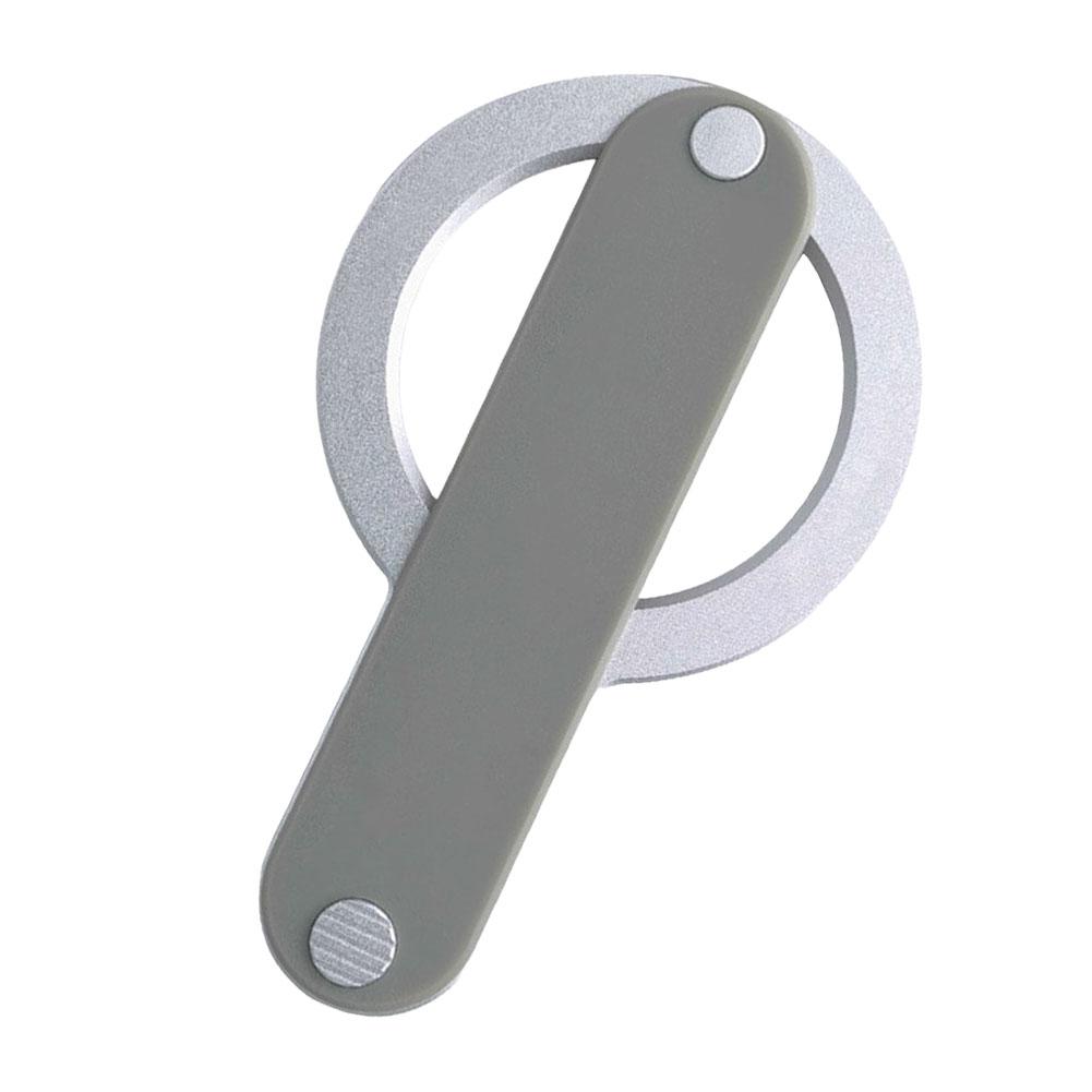 Magnetic Strap Phone Holder Desktop Ring Holder Aluminum Alloy TPU Mobile Phone Portable Anti Drop Finger Strap Holder