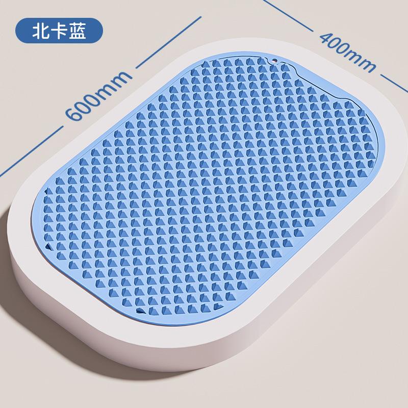 Soft Silicon Acupressure Plate in Situ Jogging Toe Pressing Plate Double-sided Sole Massage Acupressure Pad Fitness Equipment