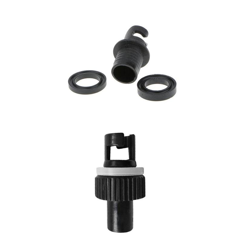Inflatable Boat Valve Adapter Plastic Inflation Device Water Pump Connector for Kayak Dinghy