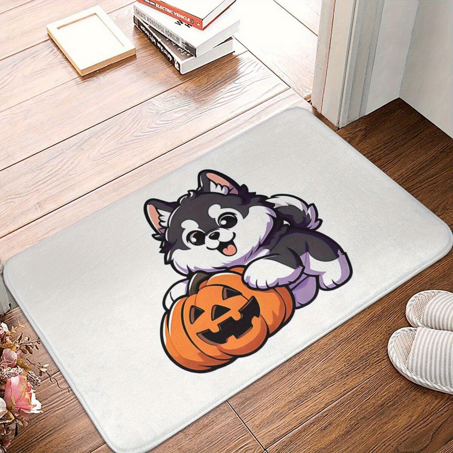 

1 One Alaska Bath Mat, Halloween Little Alaska Malamut Door Mat, Kitchen Carpet, Entrance Door Blanket, Home 40x60cm