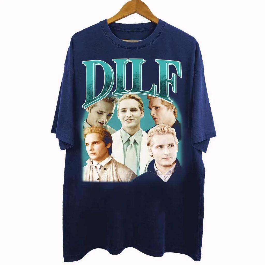 Carlisle Cullen Saga di Twilight Film Regali Stile Bootleg Vintage Carlisle Cullen DILF Maglietta per Unisex e Donna Maglietta