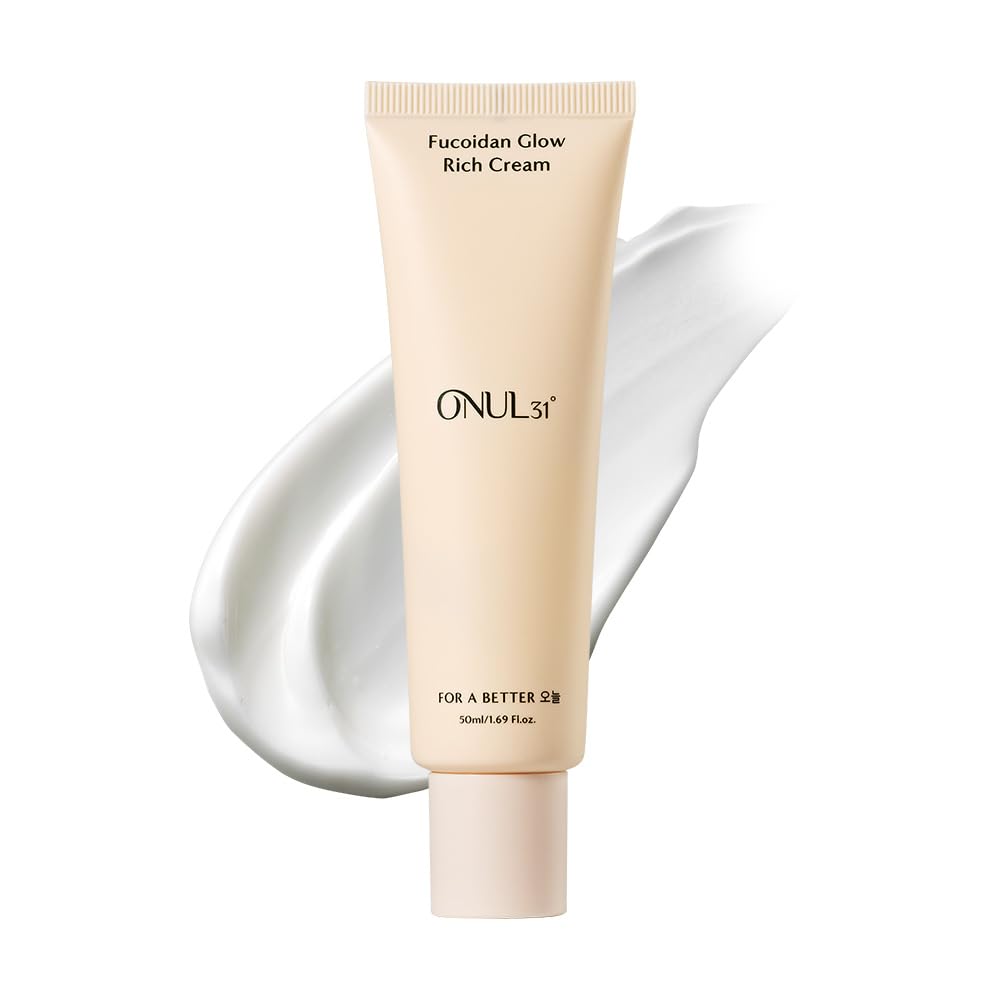 ONUL31 Fucoidan Glow Rich Moisturizing Daily Skincare Sensitive Dry Contains Fucoidan Cream, 50ml, Cream, Item, Skin, Skin,