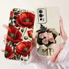 For Xiaomi Poco F5 Pro Case Luxury Marble Flower Girls Soft Candy Silicone Lens Protective Cover For Xiaomi Poco F5 F5Pro Fundas