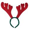 Red Green Christmas Headband Reindeer Antlers Design Hair Band | Deer Horn Hairband for Party Birthday | Xmas Gift for Children Girls