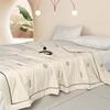 Violet Ocean Heart Quilted Summer Cooling Quilt