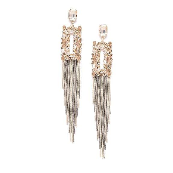 Jewellery Earings for Women Crystal Tassel Handmade Earrings for Girls and Women