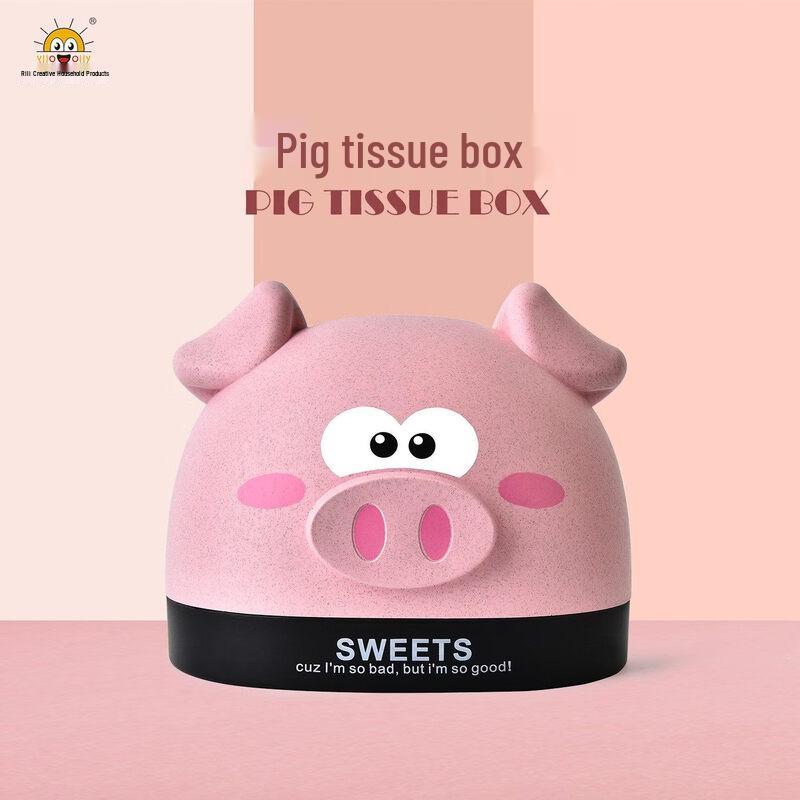 LIEI Милая Свинка Медведь Настольная Коробка для Салфеток