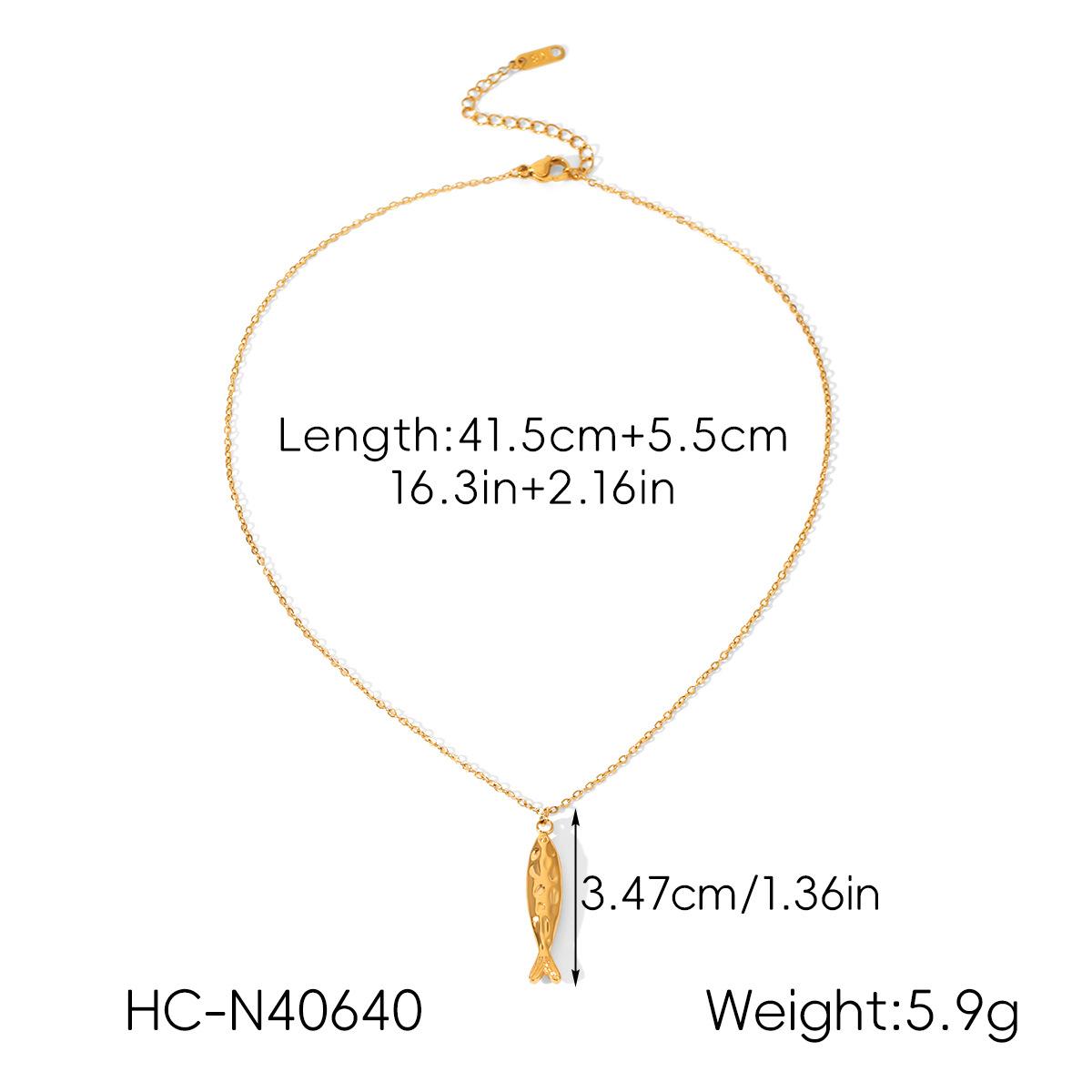 18k Gold Stainless Steel Koi Pendant Necklace Niche Design Carp Earrings Titanium Steel Earrings for Women