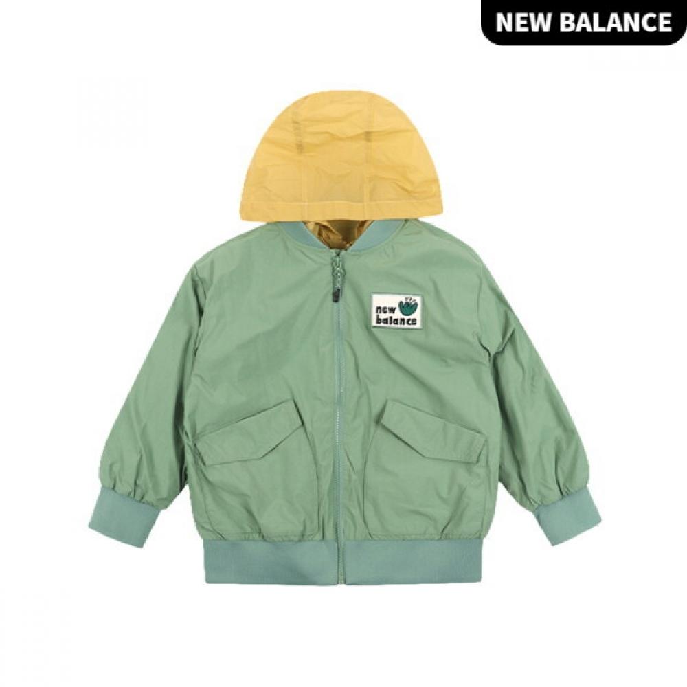 New Balance Детский Двусторонний Джемпер с Капюшоном Съемный Nk9adb391u 49 Khaki/160