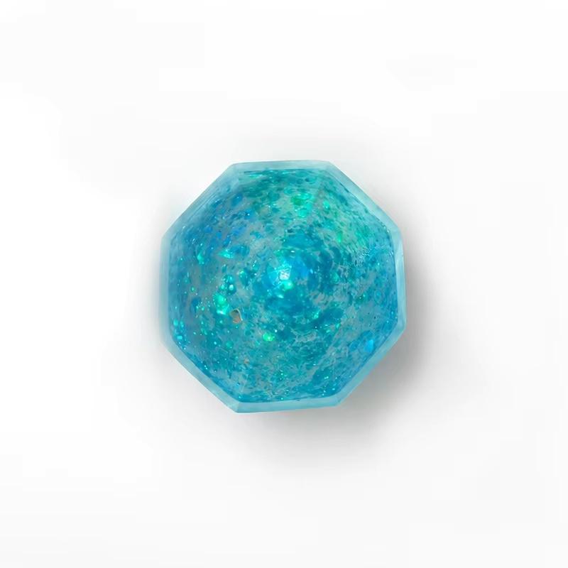 Needoh Diamant Edelsteen Langzaam Terugspringende Knijpspeeltje, Een Stressverlagend Speeltje Ontworpen Om Volwassenen Te Helpen Angst Te Verlichten blue