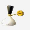 Mid Century Italienische Messing Diabolo Stilnovo Aufputz Wandleuchte Leuchte