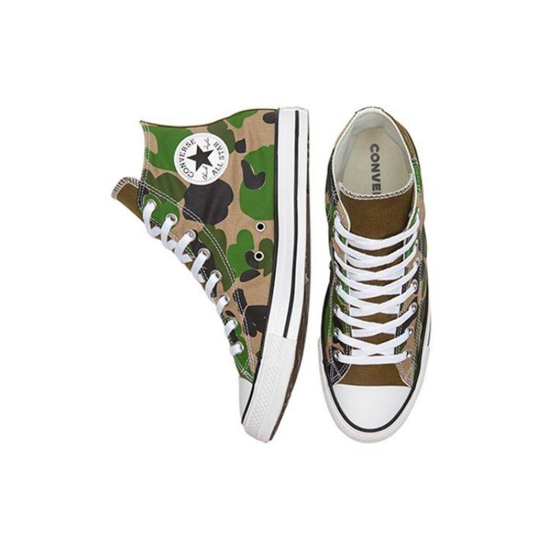 Converse Chuck Taylor All Star Unisex Round Toe Lace-Up High Canvas Shoes Desert Camo 168907C