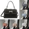 Black White Khaki Blue Brown Korean Style Fashion Handbag 2024 Spring Small Square Bag
