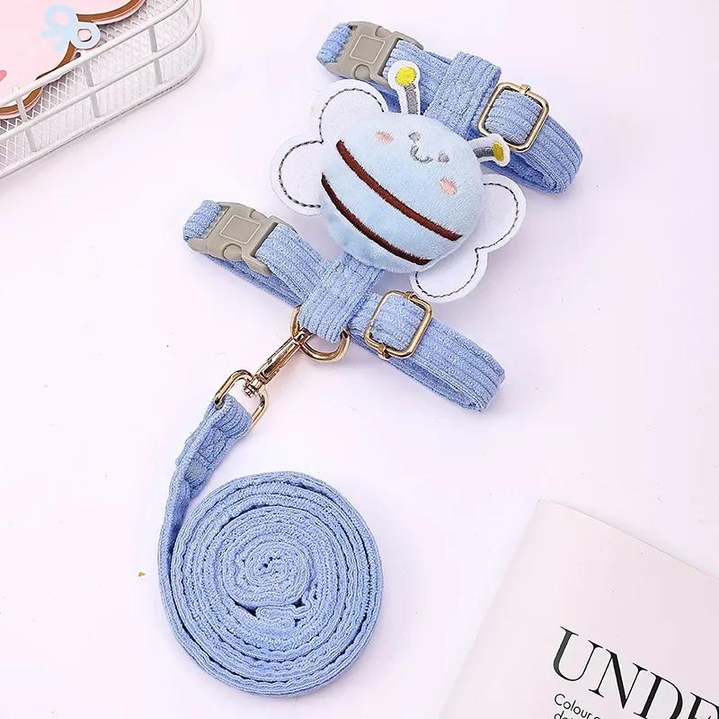 Haustier Hundehalsband Katzen Geschirr Weste Riemen Hunde Geeignet Weich Einstellbar Verlust Prävention Gehen Im Freien Welpen Zubehör Hause