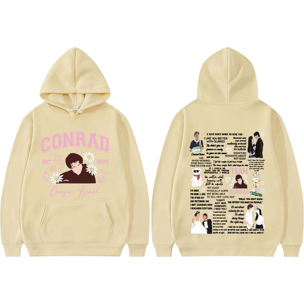 Team Conrad Cousins Beach Movie Y2k Hoodies The Summer I Turned Pretty Conrad Fisher Hoodie Men Women Fashion Classic Sweatshirt