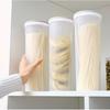 Large Transparent Kitchen Storage Box for Spaghetti, Grains, and Cereals