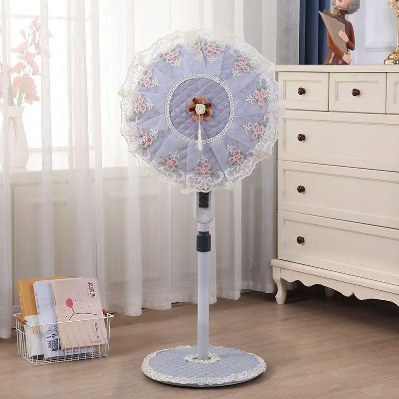 Round Desktop Electric Fan Protective Mesh Cover - Universal Fit