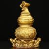 Pure Copper Nine- Ornament, Openable Tianyi , Home Office Desktop Decoration, Eight Treasures Turtle Gourd