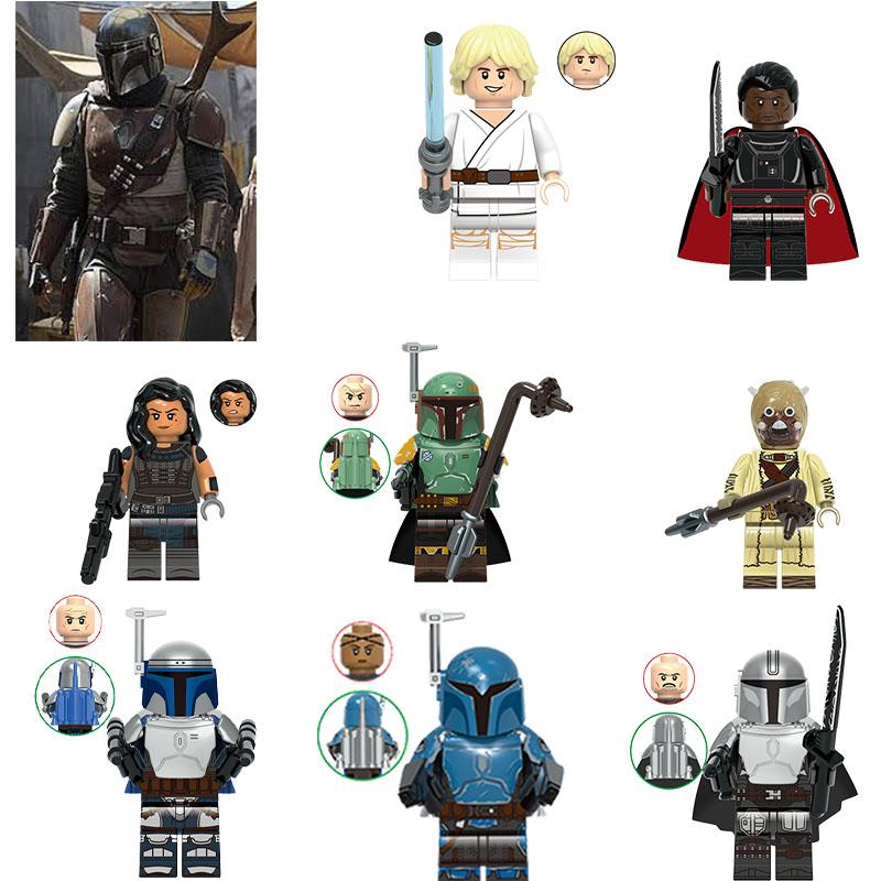 Star Wars Din Djarin Building Block Plastic Childern Edcation Present Birthday